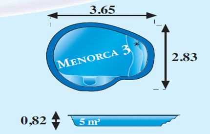 Piscinas poliester 2 mano